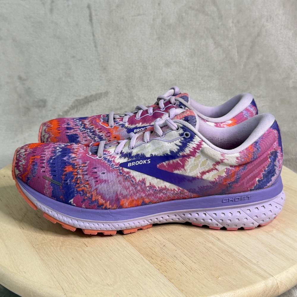 Brooks Ghost 13 Unity Together Purple Pink Running Shoes 1203381B563 Womens 9 - Picture 3 of 16
